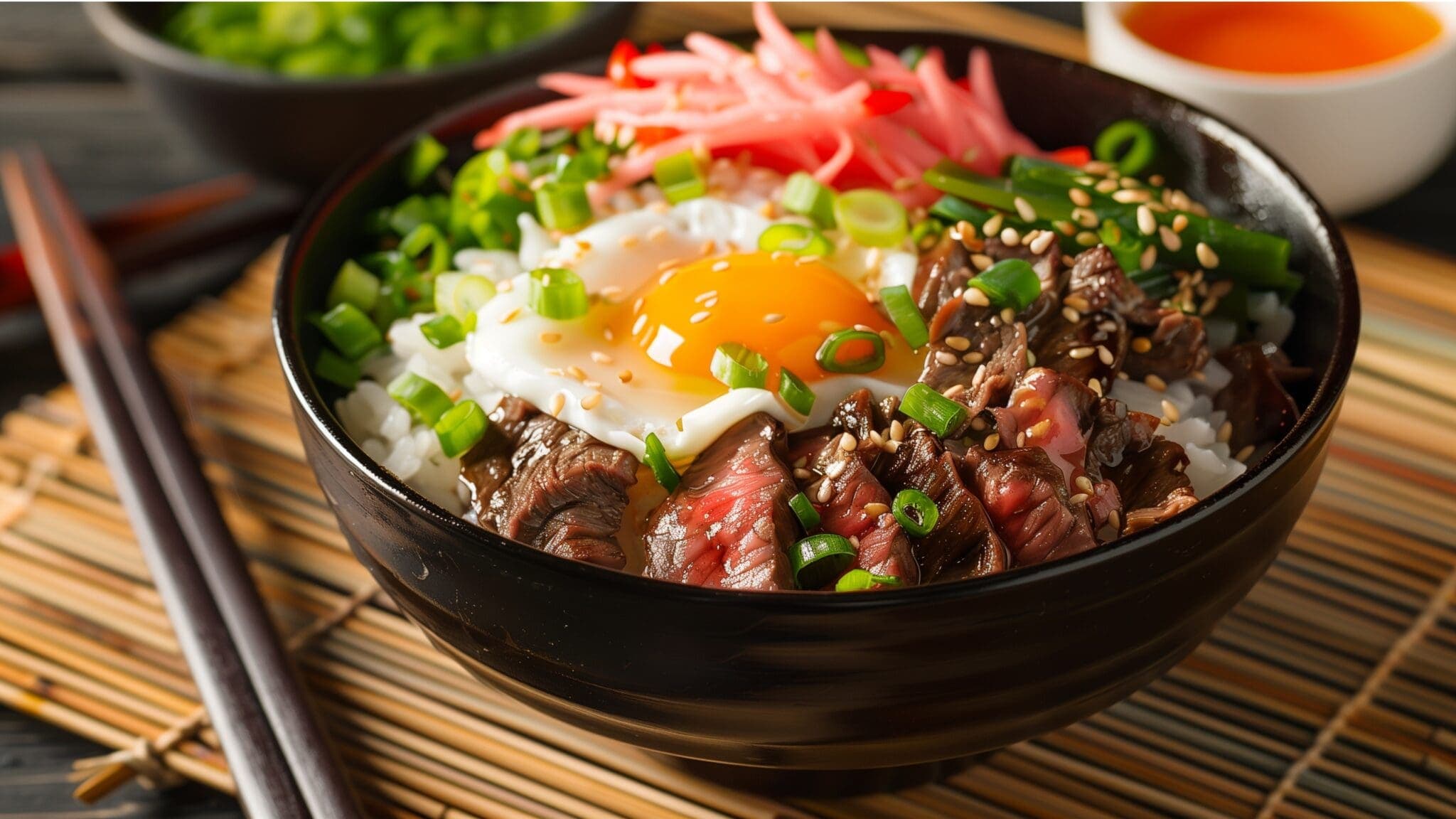 Donburi japonais au poulet et à l’œuf