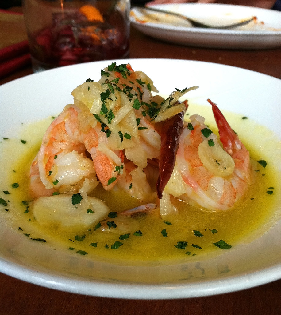 Gambas al ajillo de José Andrés Gambas al ajillo de José Andrés — photo du plat
