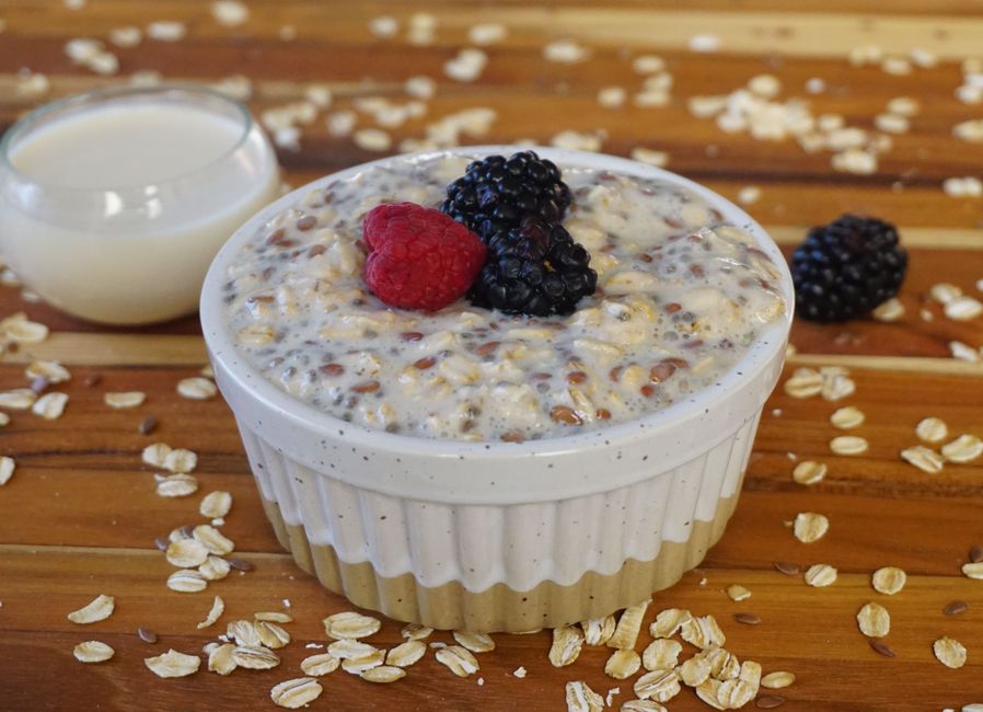 Overnight oats aux fruits