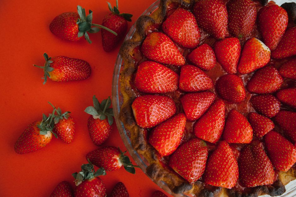Tarte aux fraises à la crème pâtissière